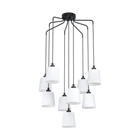 Kép 1/3 - Függ.E27 9x40W fekete/fehér Bernabetta