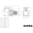 Kép 3/4 - IE3 SUPRA SZIVATTYÚ 300 52M3/H H=10M 3,0HP 230/400V