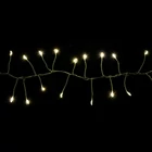 Kép 1/2 - Tündérfény girland, zöld kábel, meleg fehér, 500 LED, 5 méter