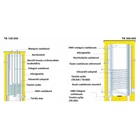 Kép 2/4 - Centrometal TB 120 INOX indirekt használati meleg víz tároló (120 liter)