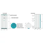 Kép 3/4 - Centrometal TB 120 INOX indirekt használati meleg víz tároló (120 liter)