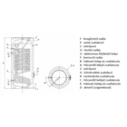 Kép 4/4 - SUNSYSTEM SWP N 200 indirekt használati meleg víz tartály hőszivattyúhoz (200 liter) - 1 hőcserélővel