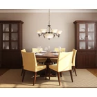 Kép 3/3 - Csillár E14 9*60W bronz/pezsgő Marbella