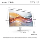 Kép 10/12 - HP 27-inch Series 5 FHD monitor - 527sf