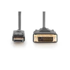 Kép 2/2 - Digitus AK-340306-030-S video átalakító kábel 3 M DisplayPort DVI-D Fekete