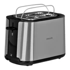 Kép 3/8 - Philips Viva Collection HD2650/90 toaster 2 slice(s) 950 W Black, Stainless steel