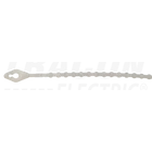 Kép 2/3 - Gyöngyös nyitható kábelkötegelő, natúr  150×2mm, D=8-35mm, PE