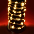 Kép 5/6 - Home ML 120/WW micro LED-es fényfüzérköteg, 120 db melegfehér micro LED, 6 ágú, vékony, ezüstszínű vezeték, hálózati adapter, kül- és beltéri kivitel