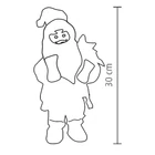 Kép 4/4 - Home KDD 31 táncoló, zenélő mikulás, 30 cm magas