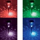 Kép 3/3 - Home MX 811/4 napelemes kerti lámpa szett, 4 db, 1 db LED, fém, üveg és műanyag, automatikus