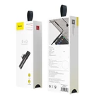 Kép 5/6 - Baseus USB-C-USB-C+Mini Jack 3,5 mm audio adapter (fekete)