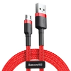 Kép 1/6 - Baseus Cafule 2.4A USB-Mikro USB kábel 1m (piros)