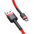 Kép 4/6 - Baseus Cafule 2.4A USB-Mikro USB kábel 1m (piros)