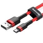 Kép 2/6 - Baseus Cafule 2.4A USB-Mikro USB kábel 1m (piros)