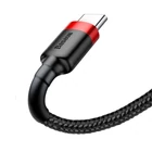 Kép 5/7 - Baseus Cafule USB-USB-C kábel, 3A, 0,5 m (piros-fekete)
