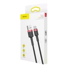 Kép 6/7 - Baseus Cafule USB-USB-C kábel, 3A, 0,5 m (piros-fekete)