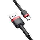 Kép 4/7 - Baseus Cafule USB-USB-C kábel, 3A, 0,5 m (piros-fekete)