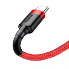 Kép 5/7 - USB-kábel USB-C-hez Baseus Cafule 3A 1m (piros)