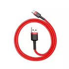 Kép 3/7 - USB-kábel USB-C-hez Baseus Cafule 3A 1m (piros)