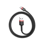 Kép 3/7 - USB-kábel USB-C-hez Baseus Cafule 3A 1m (piros-fekete)