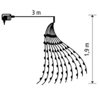 Kép 6/6 - Home ML 200/WH micro LED-es fényfüzérköteg, 200 db hidegfehér micro LED, 10 ágú, vékony, ezüstszínű vezeték, hálózati adapter, kül- és beltéri kivitel
