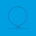 Kép 4/4 - Home GLE 20/WW, EVA gömb dekoráció, rugalmas alapanyag, 2 db LED, 20 cm átmérő