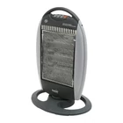 Kép 5/5 - Home FK 21 álló elektromos halogén hősugárzó fűtőtest, 400W/800W/1200W, oszcillálás, IP20 védelem, fekete/ezüst