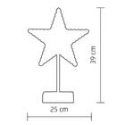Kép 3/3 - Home KAD 20 STAR csillag asztaldísz, 20 db LED, ABS műanyag, 25 x 39 cm