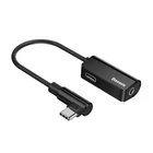 Kép 5/5 - Baseus L45 USB-C – Mini Jack 3,5 mm-es csatlakozó és USB-C audioadapter (fekete)