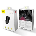 Kép 6/7 - Baseus Circular autós gyorstöltő 2xUSB, QC 3.0, 5A, 30W (fekete)