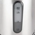 Kép 3/5 - Home HG VF 04 vízforraló, teljesítmény 2000 W, 1,7 literes víztartály, 360°-ban forgatható állvány, rejtett fűtőszál, duplafalú