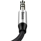 Kép 6/7 - Baseus Yiven AUX 3,5 mm mini jack audio kábel, 1m (fekete-ezüst)