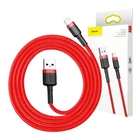 Kép 8/8 - Baseus Cafule 2.4A Lightning USB-kábel 0.5m (piros)