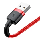 Kép 5/8 - Baseus Cafule 2.4A Lightning USB-kábel 0.5m (piros)