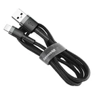 Kép 3/11 - Baseus Cafule 1,5A 2 m-es Lightning USB-kábel (szürke-fekete)