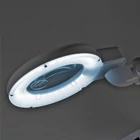 Kép 2/4 - Home NKLL 06 LED-es nagyítós asztali lámpa, 30 hidegfényű LED, 6500 K, 400 lm, 3 dioptria nagyítás, 12 dioptria másodlagos lencse