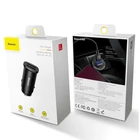 Kép 4/4 - Ładowarka samochodowa Baseus Square 2xUSB QC3.0 5A 30W (czarna)