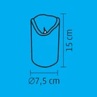 Kép 2/2 - Home CMW 16 LED-es viaszgyertya, mozgó lángeffekt, valódi viasz, 1 db LED