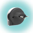 Kép 2/3 - Q2POWER 1.100210 utazóadapter, World to Switzerland USB, indulási ország: AUS/CHINA, IT, UK, CH, BRAZIL, USA, EURO, célország: CH, USB port