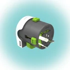 Kép 6/10 - Q2POWER 2.100130 utazóadapter, Qdapter 360 USB, két készülék a szettben_ Qdapter (USB aljzattal) és World to Europe