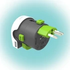 Kép 7/10 - Q2POWER 2.100130 utazóadapter, Qdapter 360 USB, két készülék a szettben_ Qdapter (USB aljzattal) és World to Europe