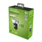 Kép 2/2 - SAL 3.100110 autós USB töltő, 2 USB aljzat, 1 kihúzható micro USB csatlakozó, 3.1 A megosztott