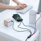 Kép 5/8 - Baseus Fast 4 az 1-ben USB-C / 2x Lightning / Micro 3,5A 1,2 m-es kábel (fekete)
