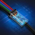 Kép 8/8 - Baseus Fast 4 az 1-ben USB-C / 2x Lightning / Micro 3,5A 1,2 m-es kábel (fekete)