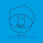 Kép 2/2 - Home KID 65 hóember gömb, 1 db LED, piros, villogó