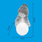 Kép 2/2 - LED-es kerámia asztali dísz, kisfiú