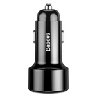 Kép 3/8 - Baseus Magic 2x USB autós töltő, QC 3.0, 45W (fekete)