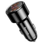 Kép 4/8 - Baseus Magic 2x USB autós töltő, QC 3.0, 45W (fekete)