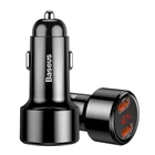 Kép 5/8 - Baseus Magic 2x USB autós töltő, QC 3.0, 45W (fekete)
