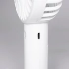 Kép 4/4 - Home HF 9/WH kézi, tölthető ventilátor, 4 W, 10 cm-es lapátátmérő, 3 fokozat, 1200 mAh Li-ion akkumulátor, asztali tartó, fehér